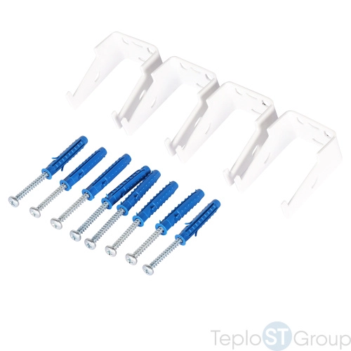 Rommer RST-205014-010 Rommer RST 2050/14 радиатор стальной 2 трубчатый боковое подключение RAL9016 - купить оптом с доставкой по России фото 7