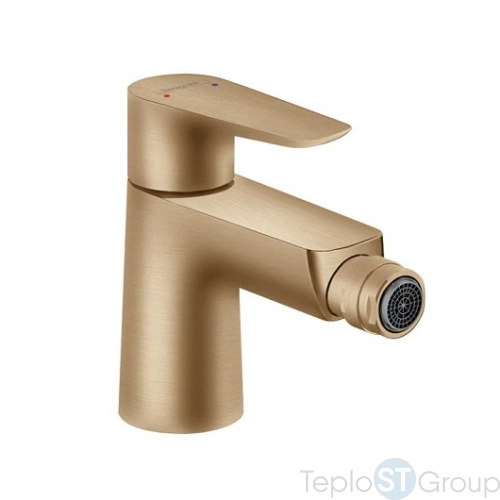 Смеситель для биде Hansgrohe Talis E 71720140 шлифованная бронза - купить оптом у дилера TeploSTGroup по всей России ✅ ☎ 8 (800) 600-96-13