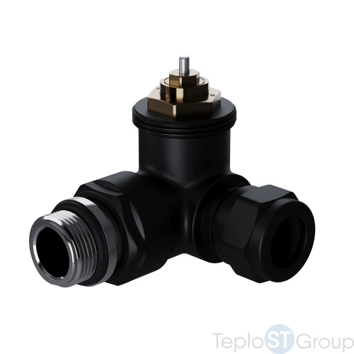 Набор термостатический трехосевой Royal Thermo Design Pro 15мм М30х1,5 (Черный) - купить оптом с доставкой по России фото 7