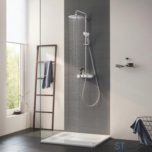 Душевая система с термостатом Grohe Euphoria SmartControl 260 Mono 26509000 - купить с доставкой по России фото 6