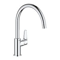 Смеситель для кухни GROHE BauCurve 31231001 хром - купить оптом у дилера TeploSTGroup по всей России ✅ ☎ 8 (800) 600-96-13