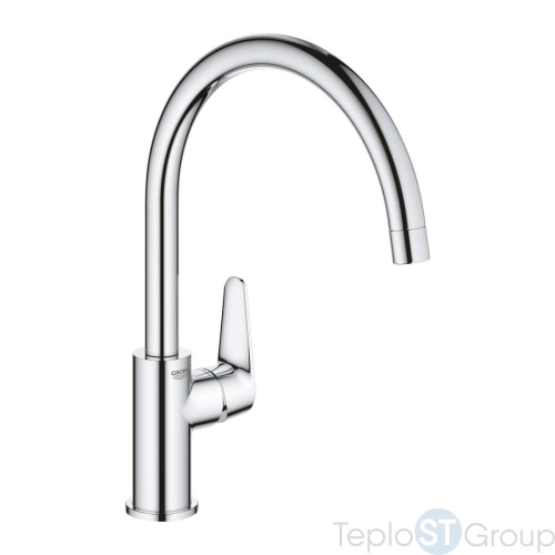 Смеситель для кухни GROHE BauCurve 31231001 хром - купить оптом у дилера TeploSTGroup по всей России ✅ ☎ 8 (800) 600-96-13