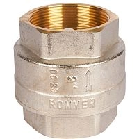 Rommer RVC-0002-000050 Rommer 2 Клапан обратный пружинный муфтовый с пластиковым седлом - купить оптом у дилера TeploSTGroup по всей России ✅ ☎ 8 (800) 600-96-13