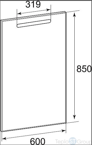 Зеркало с подсветкой Roca GAP 600mm ZRU9302688 - купить с доставкой по России фото 3