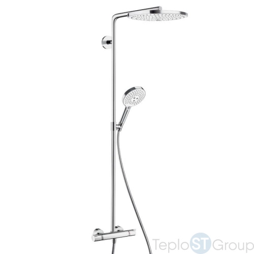 Душевая система Hansgrohe Raindance Select S 300 2jet Showerpipe 27133400 белый/хром - купить с доставкой по России