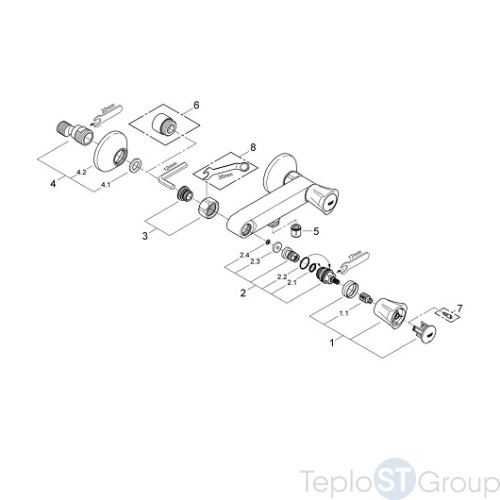 Смеситель для душа Grohe Costa L 26330001 - купить с доставкой по России фото 2