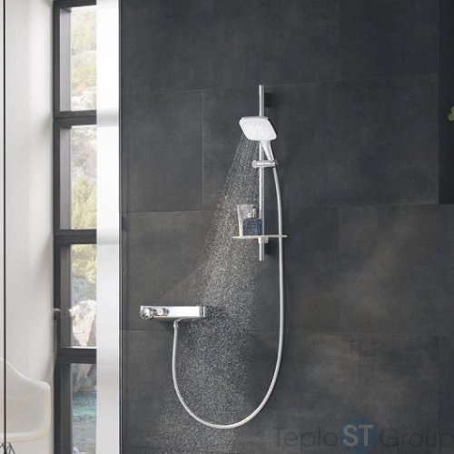 Душевая лейка Grohe Rainshower SmartActive 26582LS0 белая луна - купить с доставкой по России фото 4