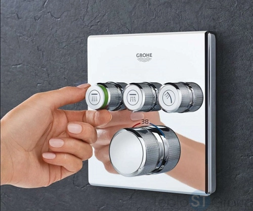 Душевой комплект Grohe Grohtherm SmartControl 34706000 - купить оптом с доставкой по России фото 3
