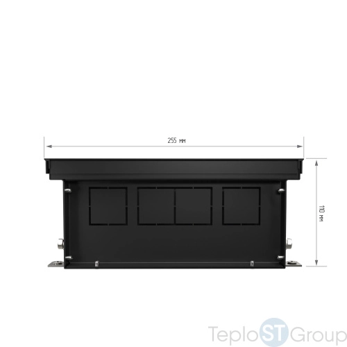 Конвектор внутрипольный Royal Thermo ATRIUM TURBO-110/250/3000-DG-U-LB - купить оптом с доставкой по России фото 5