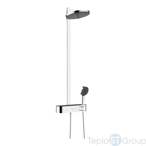 Душевая система Hansgrohe Pulsify S Showerpipe 260 2jet термостатическая ShowerTablet Select 400 24240000, хром - купить с доставкой по России