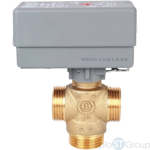 Stout Компактный 3-Ходовой зональный клапан, сервопривод 230V, с кабелем 1м., НР 1 - купить оптом с доставкой по России фото 2