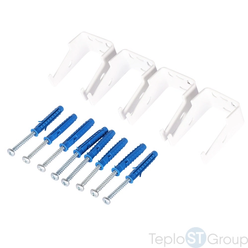 Rommer RST-205012-010 Rommer RST 2050/12 радиатор стальной 2 трубчатый боковое подключение RAL9016 - купить оптом с доставкой по России фото 4