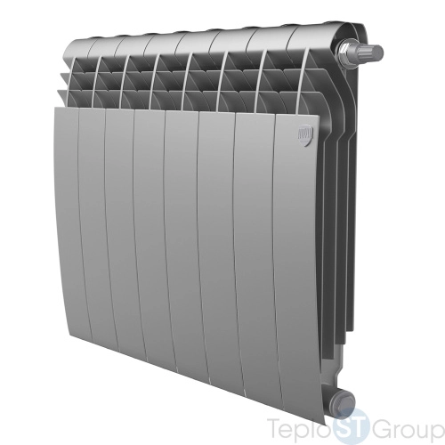 Радиатор Royal Thermo BiLiner 500 Silver Satin VR80 - 8 секц. - купить оптом с доставкой по России