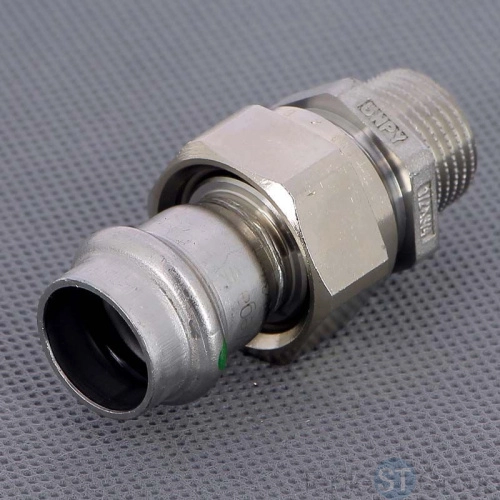 Муфта пресс-Н нержавеющая сталь Sanpress Inox VIEGA 15х1/2" 436445 - купить оптом с доставкой по России фото 4
