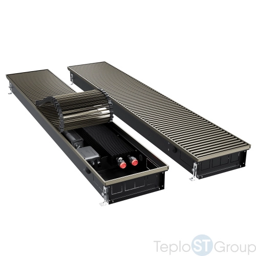 Конвектор внутрипольный Royal Thermo ATRIUM TURBO-90/250/2800-DG-U-DB - купить оптом с доставкой по России