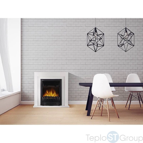 Каминокомплект:Очаг Electrolux EFP/P-1020LS,портал Simple Classic белый - купить оптом с доставкой по России фото 2