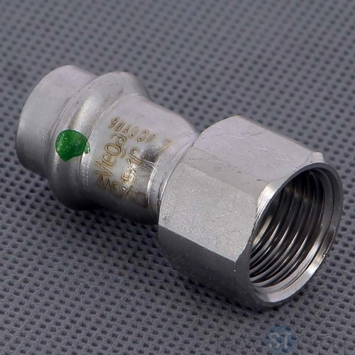 Муфта пресс-В нержавеющая сталь Sanpress Inox VIEGA 15х1/2 436575 - купить оптом с доставкой по России фото 4