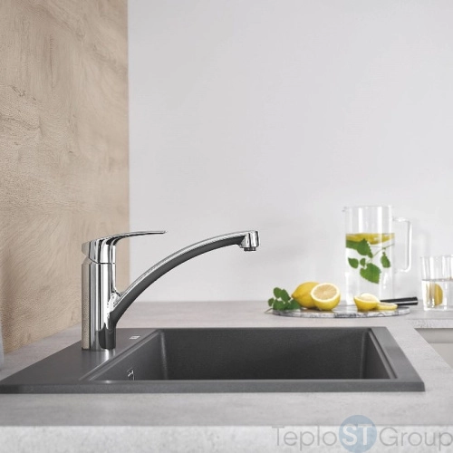 Смеситель для кухни GROHE Eurosmart 2021 33281003 хром - купить с доставкой по России фото 5