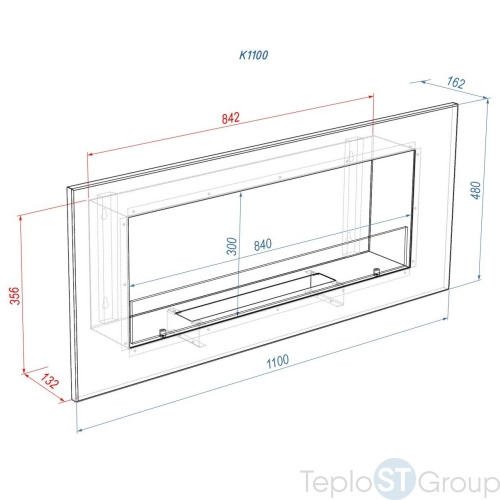 Биокамин Firelight BFP/W-110 - купить с доставкой по России фото 3