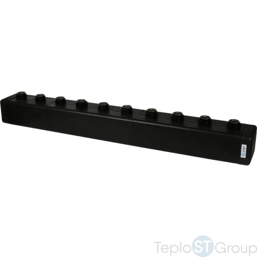 Stout SDG-0016 Стальной распределительный коллектор 6 отопительных контуров. В теплоизоляции DN 25 - купить оптом с доставкой по России