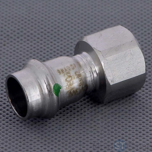 Муфта пресс-В нержавеющая сталь Sanpress Inox VIEGA 15х1/2 436575 - купить оптом с доставкой по России