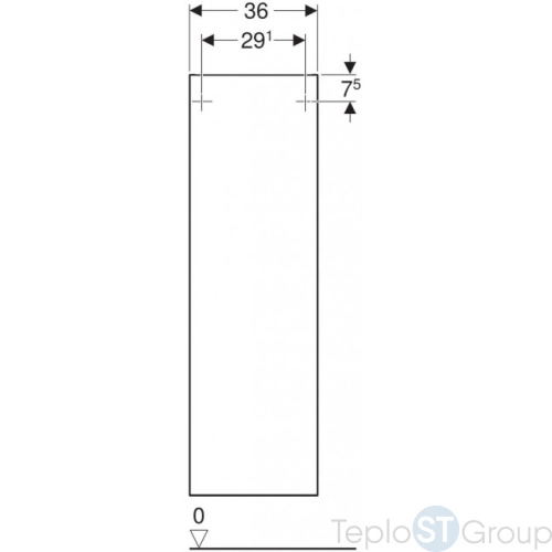 Шкаф-пенал для ванной Geberit Smyle Square 36x118 500.361.JR.1 пекан - купить с доставкой по России фото 3