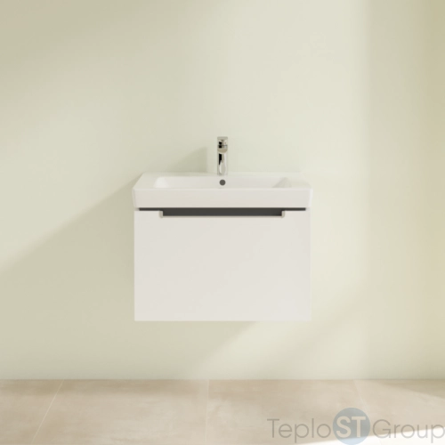 Тумба под раковину Villeroy & Boch Subway 2.0 637 x 420 x 454 mm A68800DH 1 выдвижной ящик, Glossy White - купить с доставкой по России фото 4