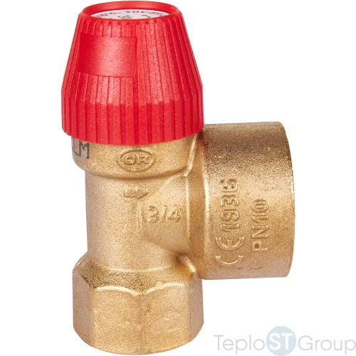 Stout SVS-0010-003020 Stout Клапан предохранительный для отопления 30 x 3/4 (477.232) - купить оптом с доставкой по России фото 3