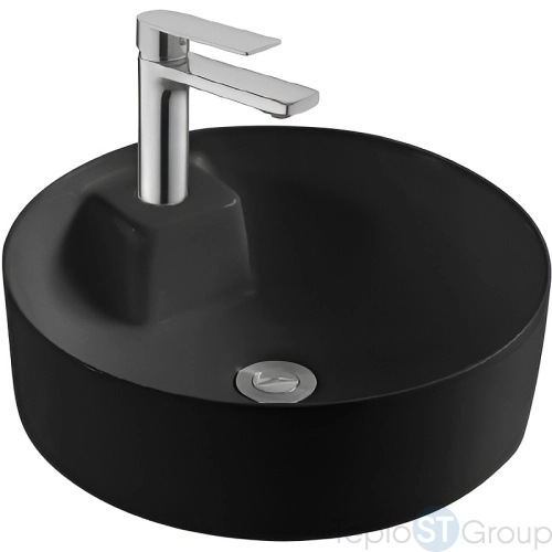 Раковина накладная Aquatek Европа 40x40 AQ5212-MB черный - купить оптом с доставкой по России