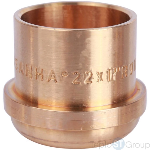 Sanha 4340g сгон ВП-ВР, бронза, самоуплотняющийся 22x3/4, для медных труб под пайку - купить оптом с доставкой по России фото 5