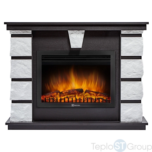 Портал Firelight Excalibur 25 камень белый, шпон венге - купить оптом с доставкой по России