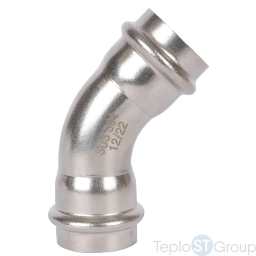 Rommer RSS-0005-000028 Rommer Угольник 45°-ВПр, 28, из нержавеющей стали прессовой - купить оптом с доставкой по России фото 2
