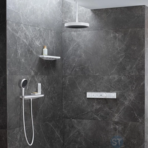 Ручной душ Hansgrohe Rainfinity 130 3jet 26864700 белый матовый - купить с доставкой по России фото 2