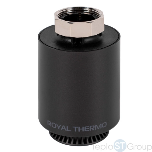 Термостат радиаторный электронный Royal Thermo Smart Heat, черный - купить оптом с доставкой по России фото 2