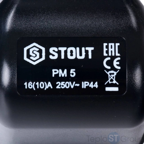 Stout SCS-0001 Реле давления для водоснабжения PM5G, 1-5 бар, 1/4", с накидной гайкой. - купить с доставкой по России фото 3