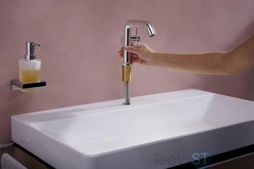 Смеситель для раковины Hansgrohe Tecturis S 73320000 хром - купить с доставкой по России фото 5