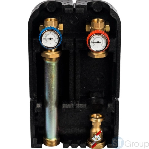 Stout SDG-0001 Насосная группа с прямым контуром 1" без насоса в теплоизоляции - купить оптом с доставкой по России