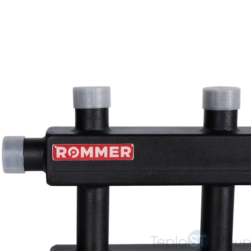 Rommer RDG-0060-024025 Rommer Коллектор (дублер компакт) с гидроразделителем на 2+2+1 контура до 60 кВт - купить с доставкой по России фото 5