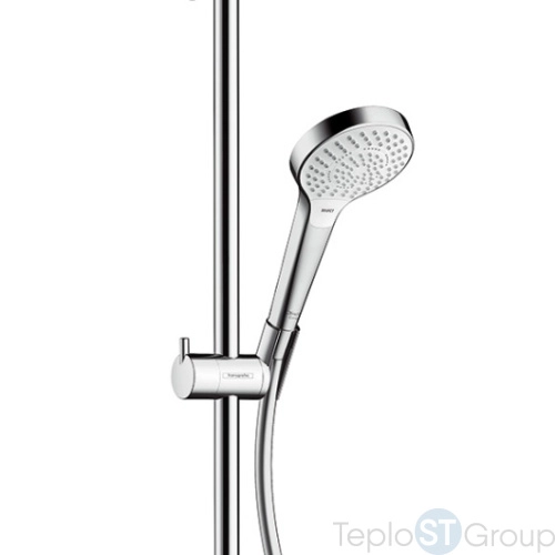 Душевая стойка Hansgrohe Croma Select S 27253400, Showerpipe 180 2jet с термостатом, белый/хром - купить с доставкой по России фото 8