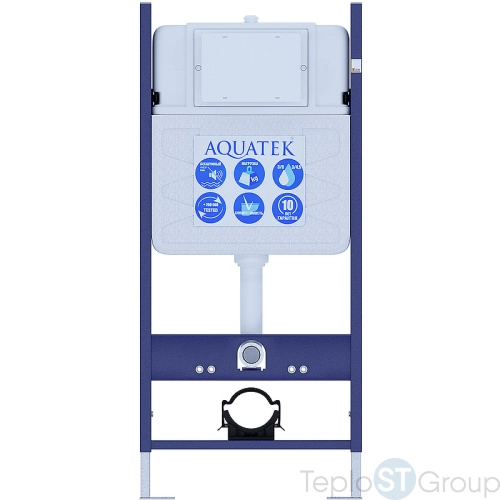 Унитаз с инсталляцией Set Aquatek Либра N рама INS-0000012+унитаз Либра New AQ0530N-00 - купить с доставкой по России фото 6