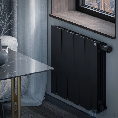 Радиатор Royal Thermo PianoForte 500 /Noir Sable - 8 секц. VDR - купить оптом с доставкой по России фото 3