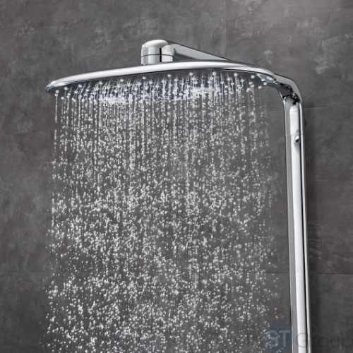 Душевая система с термостатом GROHE Rainshower System SmartControl Mono 360 26361000 хром - купить оптом с доставкой по России фото 5