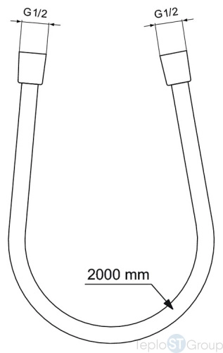 Шланг для душа Ideal Standart IDEALFLEX 2000 мм BE200AA - купить с доставкой по России фото 3