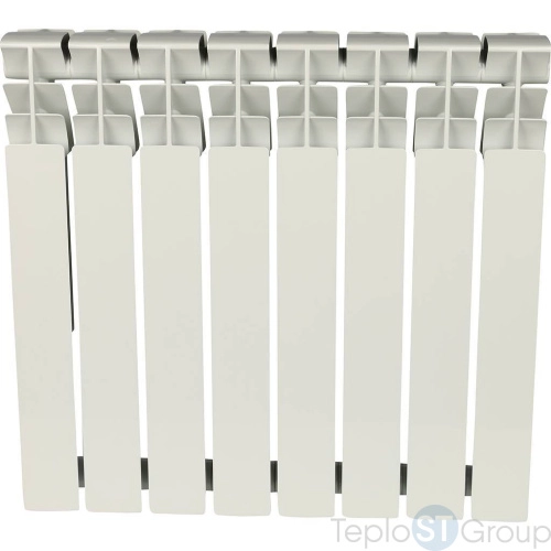 Rommer Plus 500 Plus 500 8 секций радиатор алюминиевый (RAL9016) - купить оптом с доставкой по России фото 5