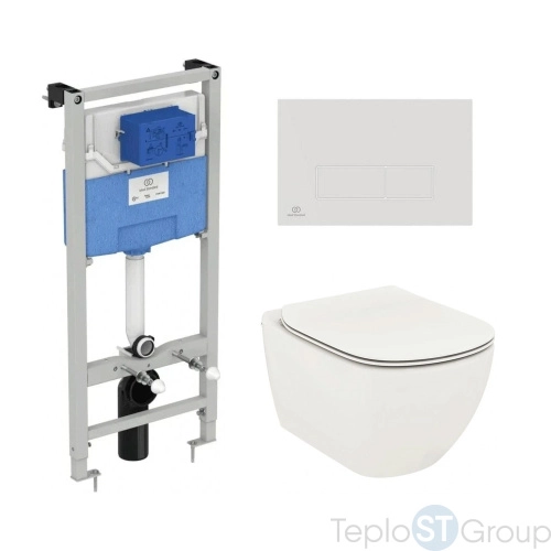 Подвесной унитаз с инсталляцией Ideal Standard T3868V1/121AC - купить оптом с доставкой по России