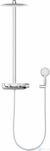 Душевая система с термостатом GROHE Rainshower System SmartControl Mono 360 26361000 хром - купить с доставкой по России фото 2