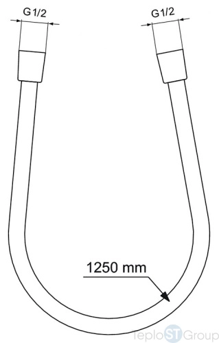 Шланг для душа Ideal Standart IDEALFLEX 1250 мм BE125AA - купить с доставкой по России фото 3