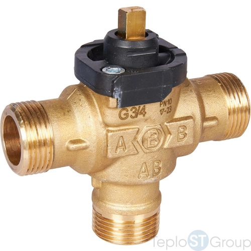 Stout SVM-0170-300020 Stout 3-Ходовой зональный клапан, сервопривод 230V, с кабелем 1м,, НР 3/4" - купить оптом с доставкой по России фото 10