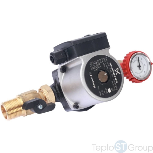 Stout SDG-0001 Насосная группа с прямым контуром 3/4" с насосом Grundfos UPSO 15-65 130 в теплоизоляции - купить с доставкой по России фото 5