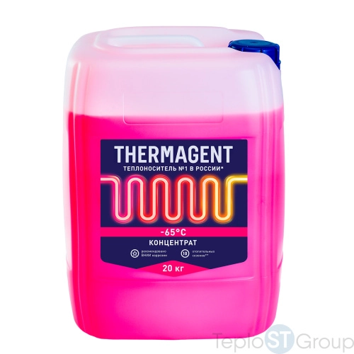 Теплоноситель THERMAGENT-65 (Этиленгликоль) 20 кг - купить оптом у дилера TeploSTGroup по всей России ✅ ☎ 8 (800) 600-96-13